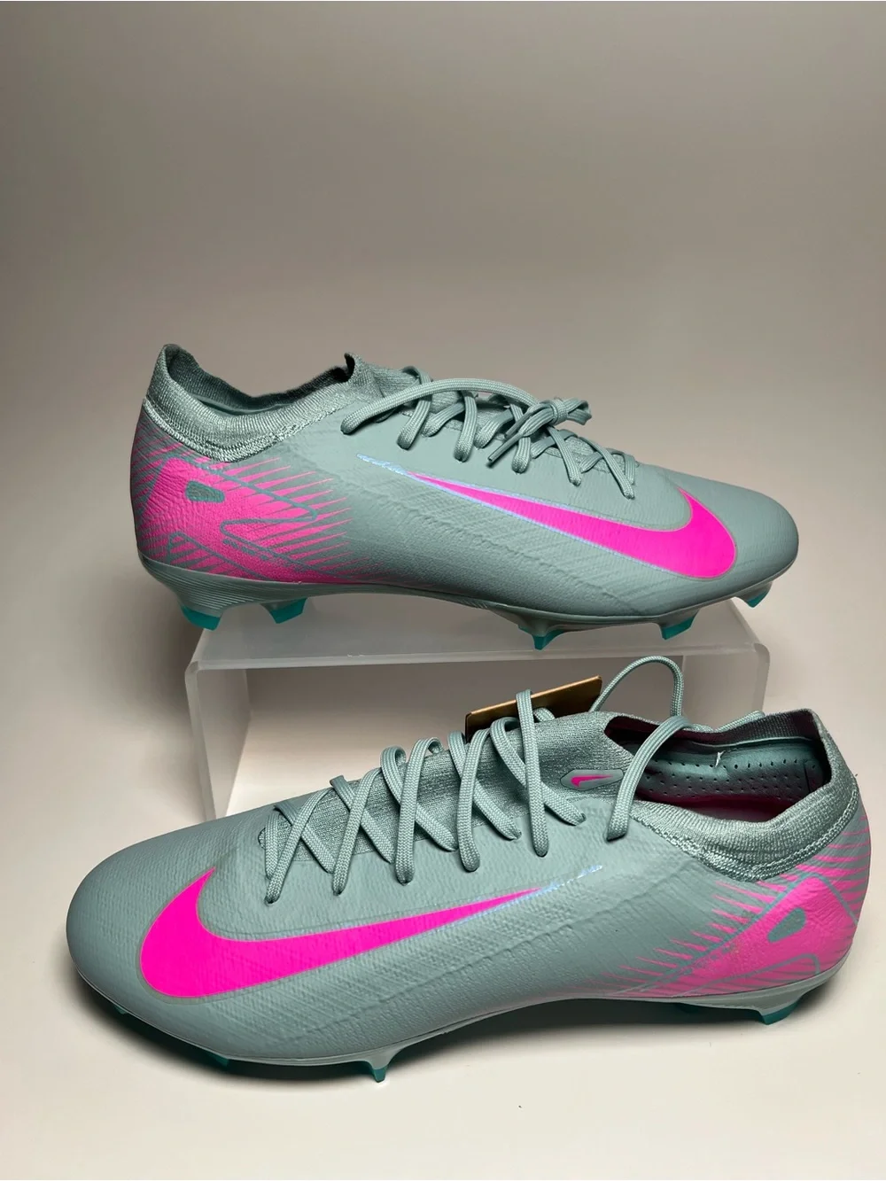 Nike Zoom Mercurial Vapor 16 Pro Soccer Cleats FG Prism Pack FQ8685-301 Mens 12